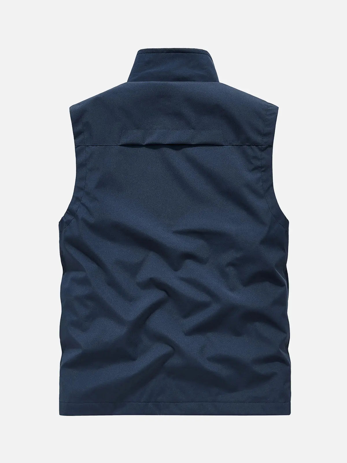 Men's Outdoor Utility Vest with Slanted Side Pockets - Versatile Lightweight Fishing & Hiking Gear
