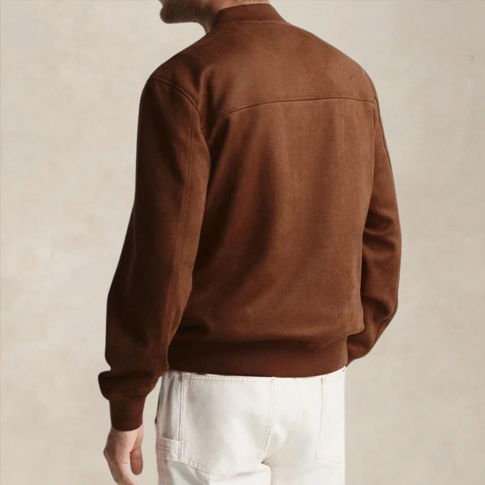 Luxurious Sable Suede Jacket for Men | Soft, Stylish & Versatile Outerwear
