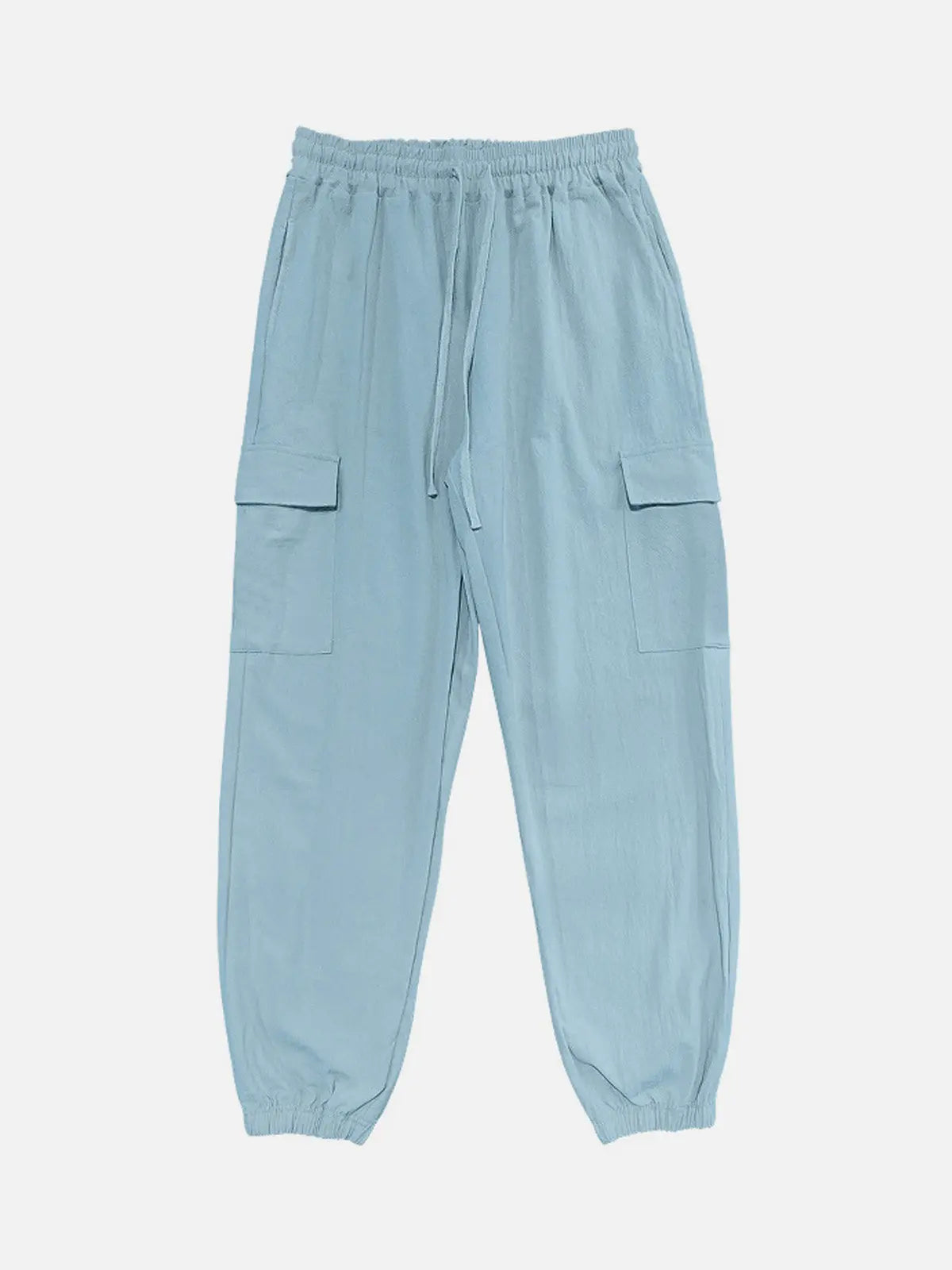 Men's Casual Linen Cargo Jogger Pants - Lightweight, Breathable, Stylish Outdoor Wear for Comfort and Versatility