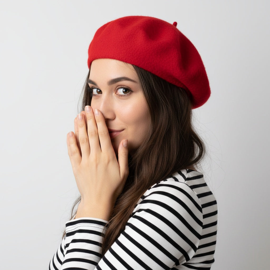Classic Wool Beret Hat — Timeless Parisian Style