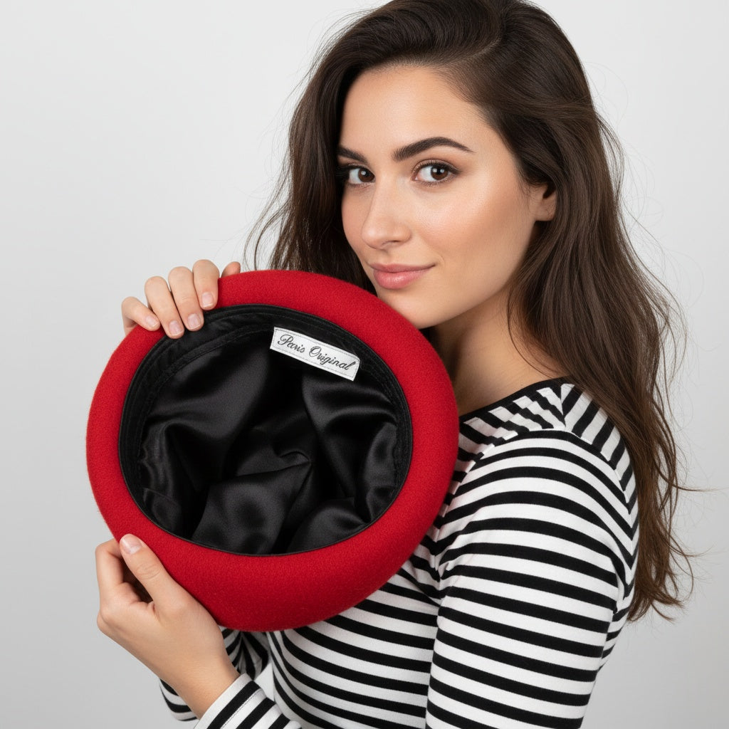 Classic Wool Beret Hat — Timeless Parisian Style