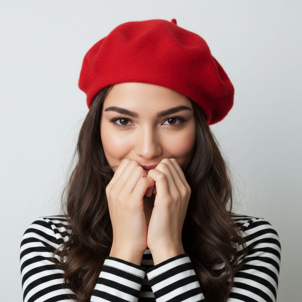 Classic Wool Beret Hat — Timeless Parisian Style