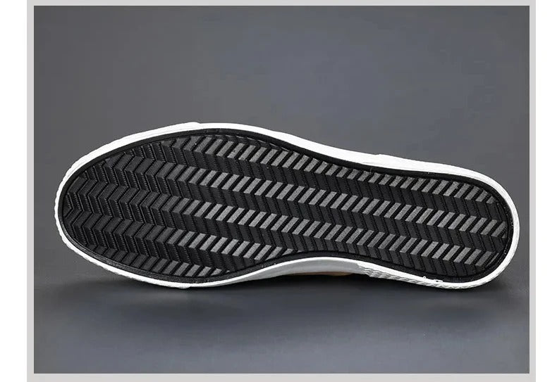 Men's Slip-On Sneakers with Side Zipper | Stylish Multi-Panel Upper for Comfort & Versatility